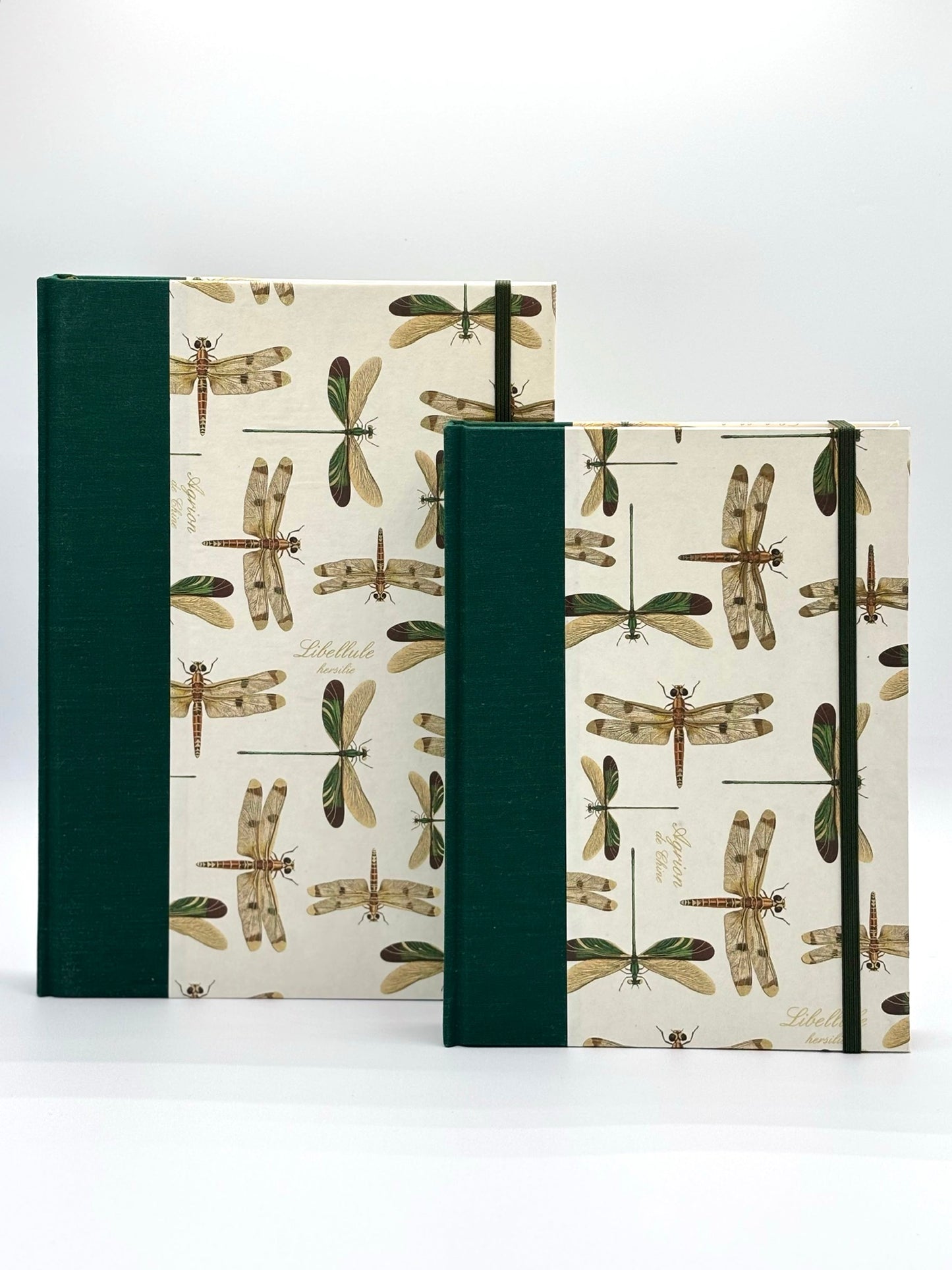 (PRE-ORDER NOVEMBER Delivery) B5 Hardcover Notebook with Dragonfly Italian Florentine Print