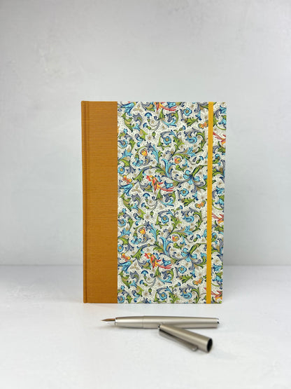 (PRE-ORDER NOVEMBER Delivery) B5 Hardcover Notebook finished in Classic Italian Florentine Print