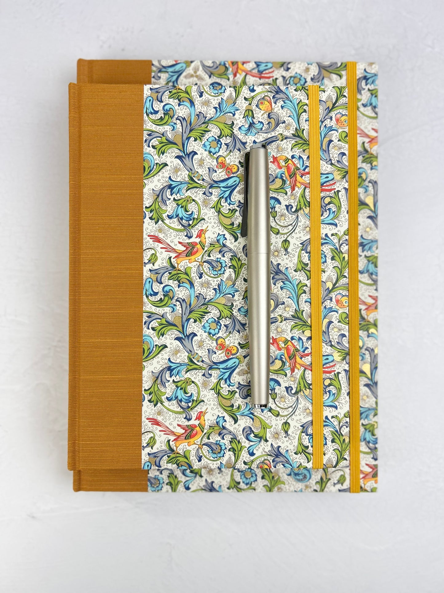 (PRE-ORDER NOVEMBER Delivery) B5 Hardcover Notebook finished in Classic Italian Florentine Print
