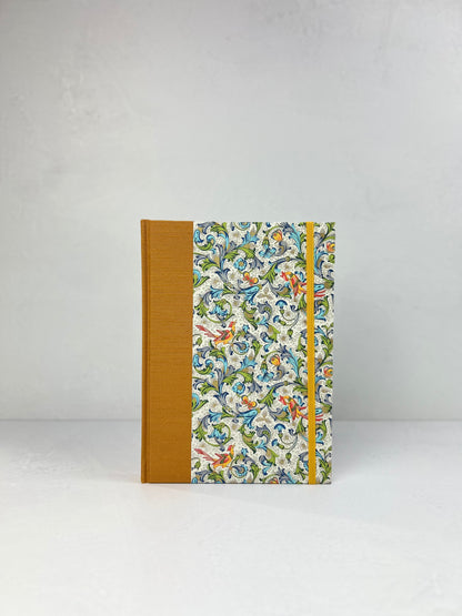 (PRE-ORDER NOVEMBER Delivery) A5 Hardcover Notebook finished in Classic Italian Florentine Print