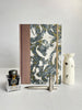 B5 192-page Hardcover Journal finished in Bronze Japanese book cloth and Dragon Chiyogami Paper