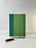 (PRE-ORDER OCTOBER DELIVERY) A5 Hardcover Notebook with Golden Polka Dots on Green Chiyogami Paper