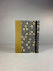 A5 Hardcover Notebook finished in Yellow and Black Honeycomb Chiyogami Paper