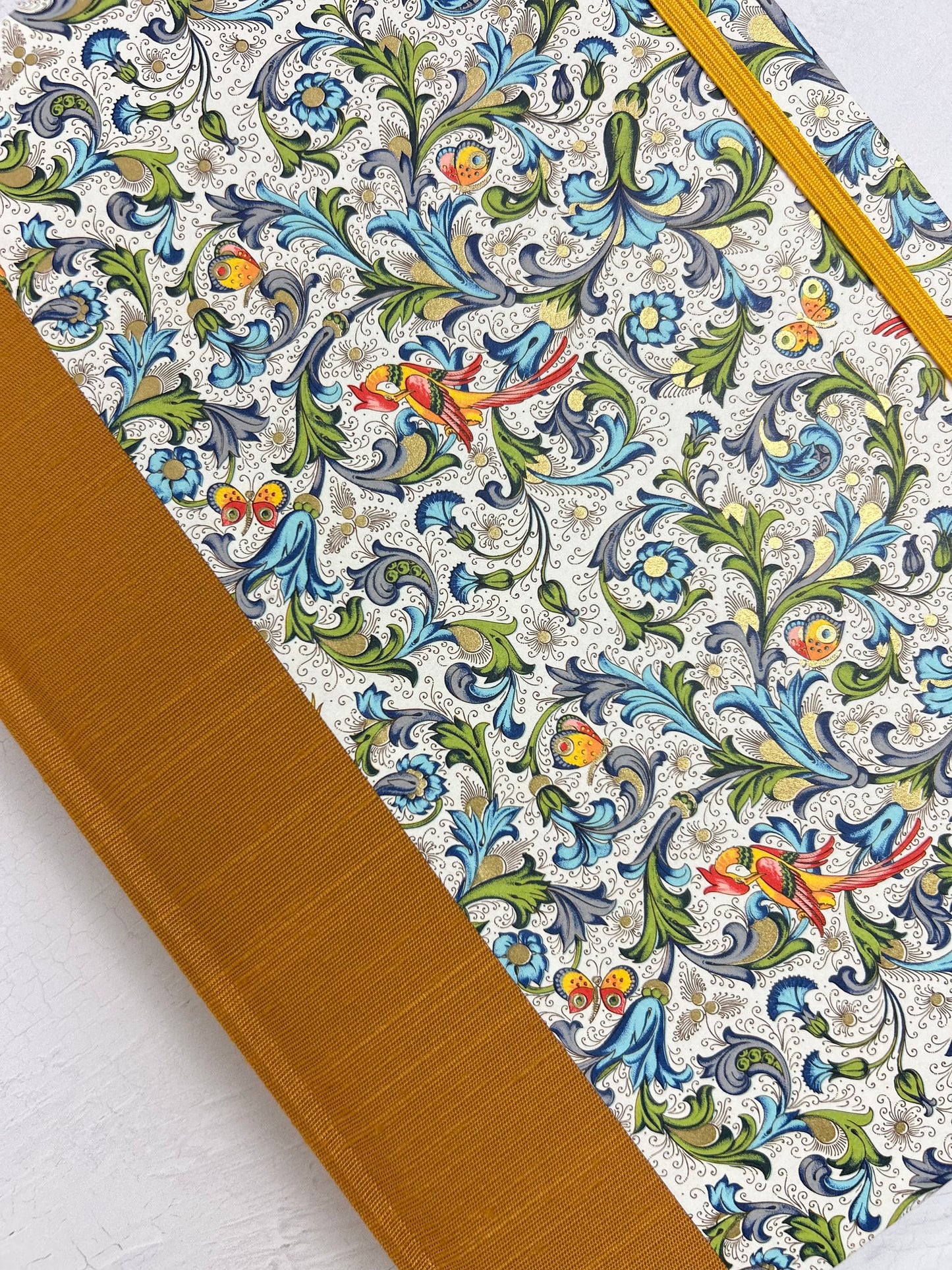 (PRE-ORDER NOVEMBER Delivery) B5 Hardcover Notebook finished in Classic Italian Florentine Print