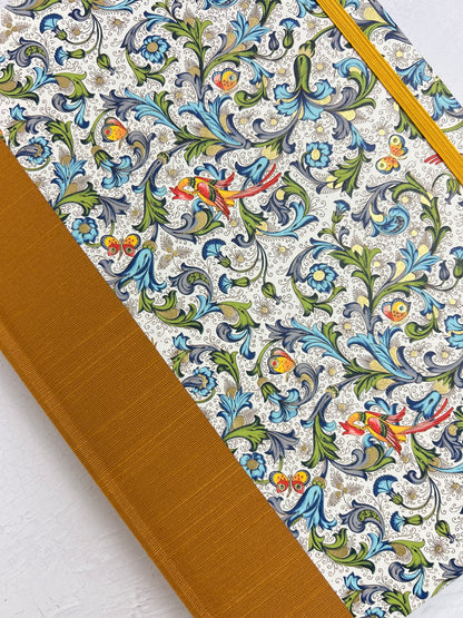 (PRE-ORDER NOVEMBER Delivery) B5 Hardcover Notebook finished in Classic Italian Florentine Print