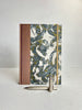 B5 192-page Hardcover Journal finished in Bronze Japanese book cloth and Dragon Chiyogami Paper