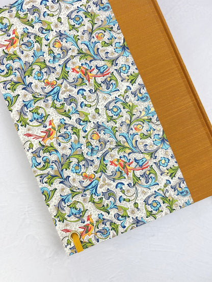 (PRE-ORDER NOVEMBER Delivery) B5 Hardcover Notebook finished in Classic Italian Florentine Print