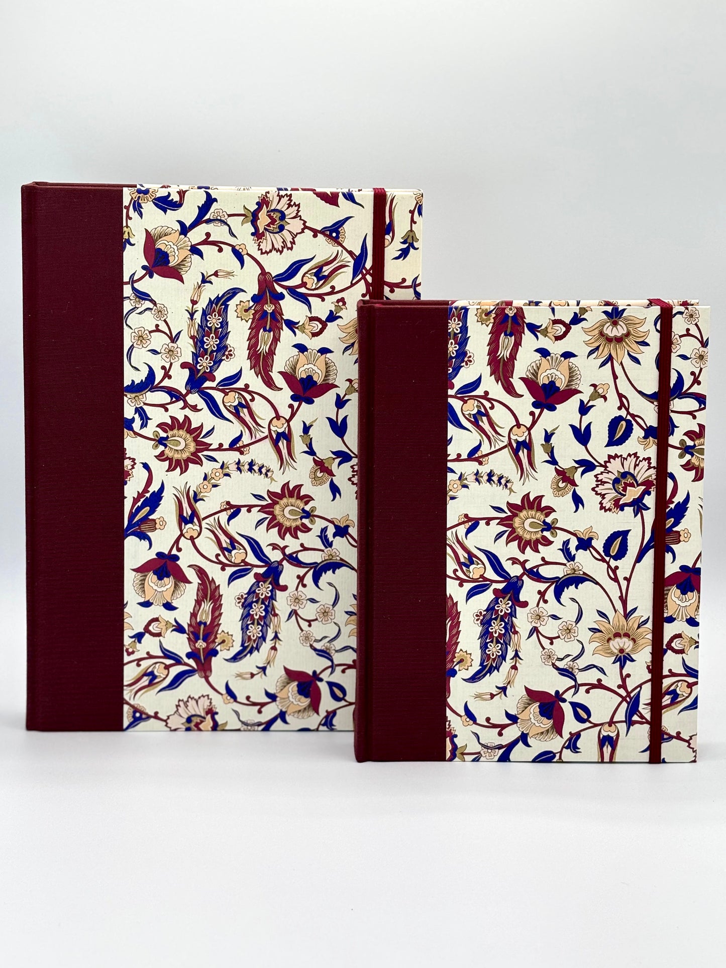 NEW A5 Hardcover Notebook finished in Summer Flowers Italian Florentine Print