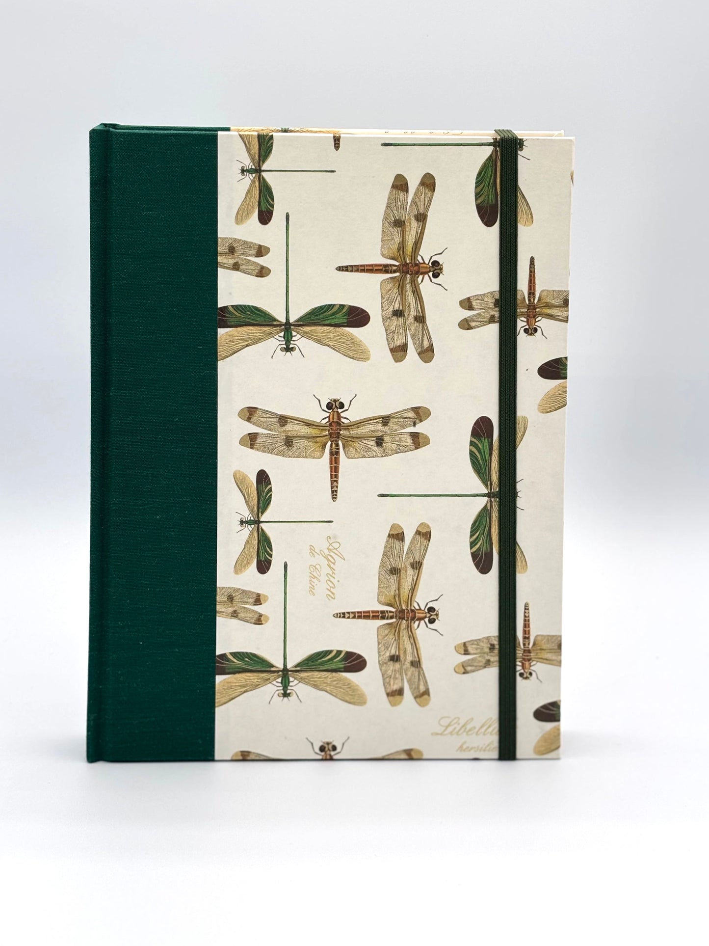 NEW B5 Hardcover Notebook with Dragonfly Italian Florentine Print