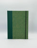 Hardcover Notebook with Golden Polka Dots on Green Chiyogami Japanese Paper