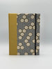 Hardcover Notebook with Yellow Honeycomb on  Cream Chiyogami Japanese Paper