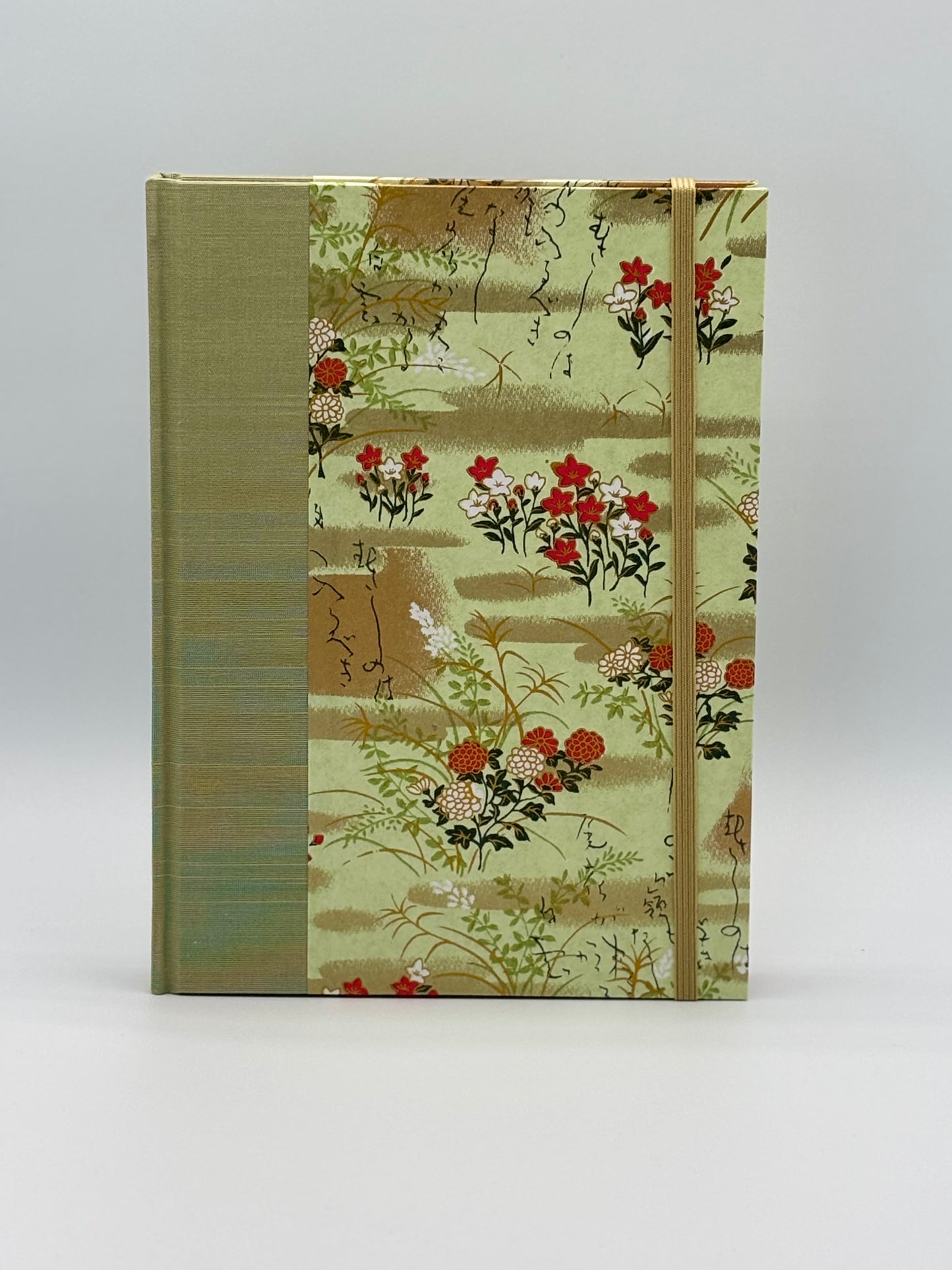 Hardcover Notebook with Japanese Floral Garden