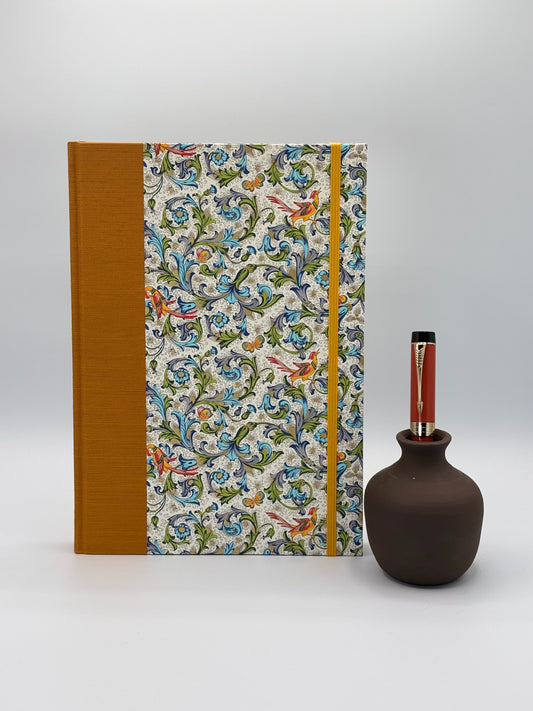 NEW B5 Hardcover Notebook finished in Classic Italian Florentine Print