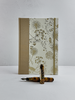 B5 192-page Hardcover Journal finished in Soft Gold Japanese book cloth and Dandelion Italian Florentine print