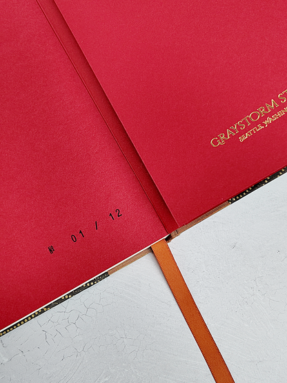 NEW A5 160-page Hardcover Journal finished in Bronze Japanese book cloth and Gold on Brown Chiyogami Paper