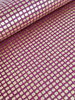 TEST Handprinted Japanese Chiyogami Paper - Maroon with Gold Geometric Dots